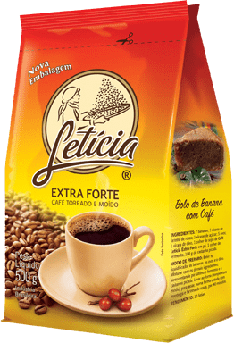 Café Letícia Torrado e Moído Extra Forte